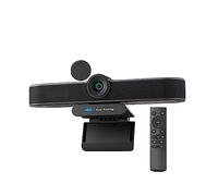 AUBEST Webcam, Webcam Webcam for conferenze Zoom digitale 8MP 4x con inquadratura automatica su webcam for PC USB 2K for conferenze, streaming live, registrazione(B)