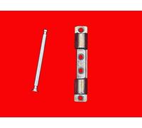 Aubi LL330 - Cuscinetto a forbice per finestre in plastica, con bulloni per cuscinetti a forbice per la serie A300, colore: Argento