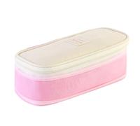 Aublinto Astuccio portapenne, astuccio portapenne, astuccio per cancelleria, astuccio pieghevole in lino, per adolescenti, tipo 7, taglia unica