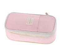 Aublinto Astuccio portapenne, astuccio portapenne, astuccio per cancelleria, astuccio pieghevole in lino, per adolescenti, Modello 4, taglia unica