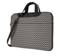 Aubnva Bassotto Weiner Pet Dog Print Leggero Versatile Ufficio Borsa da Lavoro Elegante e Funzionale Borsa Per Laptop Donne Uomini, Nero , 15.6 inch
