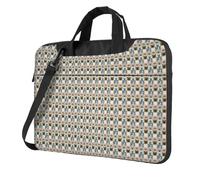 Aubnva Borsa da lavoro da ufficio leggera e versatile con stampa bulldog francese elegante e funzionale borsa per laptop donna uomo, Nero , 13 inch