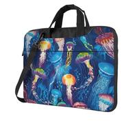 Aubnva Colorato Meduse Stampa Leggero Versatile Ufficio Lavoro Bag Elegante E Funzionale Laptop Bag Donne Uomini