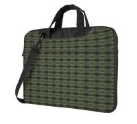 Aubnva Fresco Pavone Stampa Leggero Versatile Ufficio Lavoro Bag Elegante E Funzionale Laptop Bag Donne Uomini, Nero , 15.6 inch