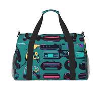 Aubnva Gaming Controller Modelli Stampa Ampio Viaggio Grande Capacità Mano Borsa Da Viaggio Carry On Tote Pieghevole Borsa Da Viaggio