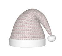 Aubnva Romantico cappello di Natale con stampa a farfalla Parigi per bambini Holiday Xmas Cap Festive Capodanno accessorio per feste