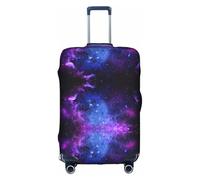 Aubnva Universo Galaxy Star Space Print Lavabile Viaggio Bagaglio Copertura Personalizzata Protector per Business Leisure, Bianco, XL