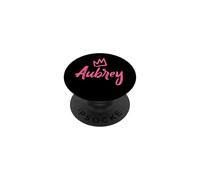Aubrey la regina/corona rosa e nome per le donne chiamata Aubrey PopSockets PopGrip Adesivo