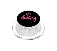 Aubrey la regina/corona rosa e nome per le donne chiamata Aubrey PopSockets PopGrip per MagSafe