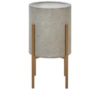 AUBRIETA Vaso per piante rialzato 31 cm Metallo Grigio