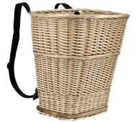 AUBRY GASPARD - Cappa in vimini con cinghie regolabili - Vimini invecchiato - Fondo in legno - 47 x 38 x 47 cm - Versatile Raccolta, Cestino, Regali - Naturale, Resistente - Consegnato montato