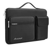 Aucase Custodia protettiva per computer portatile da 14 pollici con manico e 3 tasche, borsa impermeabile per MacBook Pro 14/HP/LENOVO/ACER/ASUS/DELL Chromebook Matebook 14