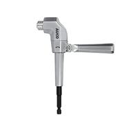 AUCO Adattatore di attacco per trapano ad angolo retto resistente, corpo in metallo resistente e ingranaggi in acciaio, per l'uso con trapano a batteria e avvitatore a percussione (500"lbs-56,5 Nm)