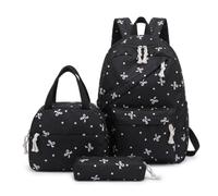 Aucuu Bambini Zaini Scolastici, 3 Pezzi Borsa Scuola Ragazze Ragazzi Zainetti Set, per la Scuola, Qualsiasi Altra Festività e Occasione