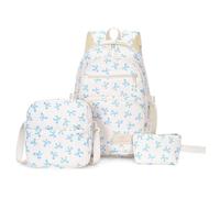 Aucuu Bambini Zaini Scolastici, 3 Pezzi Borsa Scuola Ragazze Zainetti Set, per la Scuola, Qualsiasi Altra Festività e Occasione