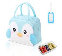 Aucuu Borsa Termica, Borsa per il Pranzo, per Bambini, Piccola Borse Termica per Viaggi, Mini Borse Frigo Pieghevole e Impermeabile Interno in Alluminio