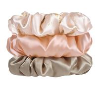 Aucuu Fascette per Capelli in 100% Pura Seta di Gelso, 3 Pezzi Scrunchies in Seta, Delicate sui Capelli, Lussuose, Elastici per Capelli Morbidi e Setosi, Delicati Contro la Rottura dei Capelli