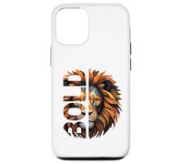 Audace: resta forte nella fede con coraggio e speranza dal cuore di leone Custodia per iPhone 12/12 Pro