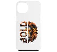 Audace: resta forte nella fede con coraggio e speranza dal cuore di leone Custodia per iPhone 13