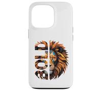 Audace: resta forte nella fede con coraggio e speranza dal cuore di leone Custodia per iPhone 13 Pro