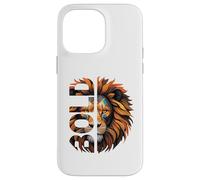 Audace: resta forte nella fede con coraggio e speranza dal cuore di leone Custodia per iPhone 14 Pro Max