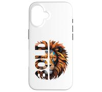 Audace: resta forte nella fede con coraggio e speranza dal cuore di leone Custodia per iPhone 16