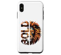 Audace: resta forte nella fede con coraggio e speranza dal cuore di leone Custodia per iPhone XS Max