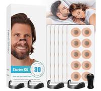 Audasi Cerotti Nasali Magnetici, 30 Paia Cerotto Nasale Magnetico Dilatatore Nasale Magnetico Antirussamento Intake Breathing Magnetic Clip Ridurre Il Russare, Migliorare la qualità del Sonno