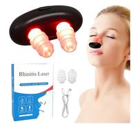 Audasi Dispositivo De Terapia Nasal De Luz Roja, Strumento Portatile Di Terapia Nasale A Luce Rossa Dispositivo Lenitivo Nasale Di Fisioterapia Per Lenire Sintomi Della Rinite Nasale