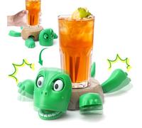 Audasi Turtle Funny Coaster, Portabicchieri Tartaruga Con Espressione Divertente Portabicchieri Occhi E Bocca Aperti Con Arti Sollevabili Per Tartaruga Tappetino Per Bere Antistress Me