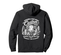 Audhumla Dairy Works Latte primordiale da Latte Personalizzato Felpa con Cappuccio