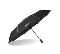Audi 3122200400 - Ombrello tascabile con anelli, colore: Nero, Nero, Moderno