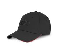 Audi 3132402630 - Berretto da Baseball con Anelli, con Logo, Colore: Nero, Nero, Taglia Unica