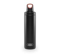 Audi 3292400600 - Borraccia termica con anelli, 600 ml, colore: Nero