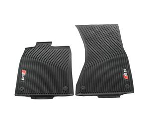 Audi 4 g1061221b 041 Tappetini in Gomma con S6 Logo Originale Tappetini per Tutte Le Stagioni 2 X Davanti Tappetini in Gomma Nero