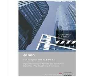 Audi 4d0060884bj CD Alpi 2013/2014 di Navigazione RNS D/BNS 4.X con Guida turistica
