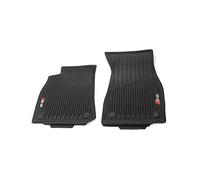 Audi 4K1061221A041 - Tappetini in Gomma per Tutte Le Condizioni atmosferiche, Colore: Rosso/Nero, con Scritta S6