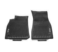 Audi 4K1061501041 - Tappetini in Gomma Premium, 2 tappetini Anteriori per Tutte Le Stagioni, con Scritta A6, Colore Nero