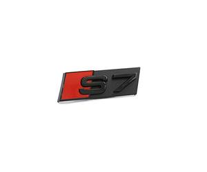 Audi 4K8071805 Scritta S7 nero/rosso Tuning Exclusive Griglia radiatore Clip Black Edition Emblem