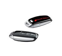 Audi 4N0071208CY9T - Cover per Chiave con Logo Sportivo, Solo per Chiave 8Y0959754 4N0959754, Colore: Nero/Rosso