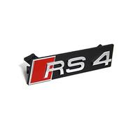 Audi 8E0853736E2ZZ Scritta RS4 8E Emblema originale per griglia del radiatore, colore nero/rosso