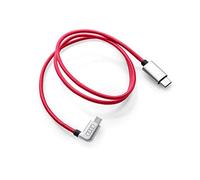 Audi 8S0051435J Cavo di Ricarica Micro USB, angolato, Colore: Rosso
