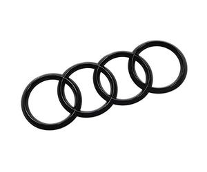 Audi 8S0071801 Anelli da Segno Black Edition, con Emblema Blackline, Colore Nero