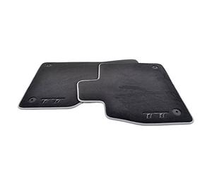 Audi 8s1061275mno Premium tappetini Anteriori Nero/Argento Grigio TT/TTS 2 Pezzi