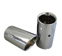 Audi 8U0071761 sport Tailpipe Trim per Q3 con doppio tubo di scappamento sinistra in argento