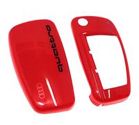 Audi 8V0071208AZ3M - Pannello Decorativo per Chiavi con Scritta Quattro, Colore: Rosso Misano