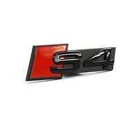 Audi 8W0071805 - Scritta S4 Clip Tuning, Stemma Black Edition, nero/rosso