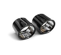 Audi 8Y0071761 - Terminale di scarico sportivo, colore: Nero cromato, per tubo doppio destro (codice PR-0P6)