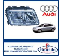 AUDI A3 1996 - 2000 PROIETTORE H7/H4 C/FENDINEBBIA PRED. REGOL. ELETT. SINISTRO