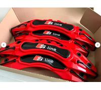 Audi A3 A4 A5 A6 A7 Q3 Q5 Q7 Q2 Rs Sline Freno a Disco Cover 4PCS Universale Red